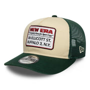 New Era New Patch Trucker Cap with Embroidered Logo