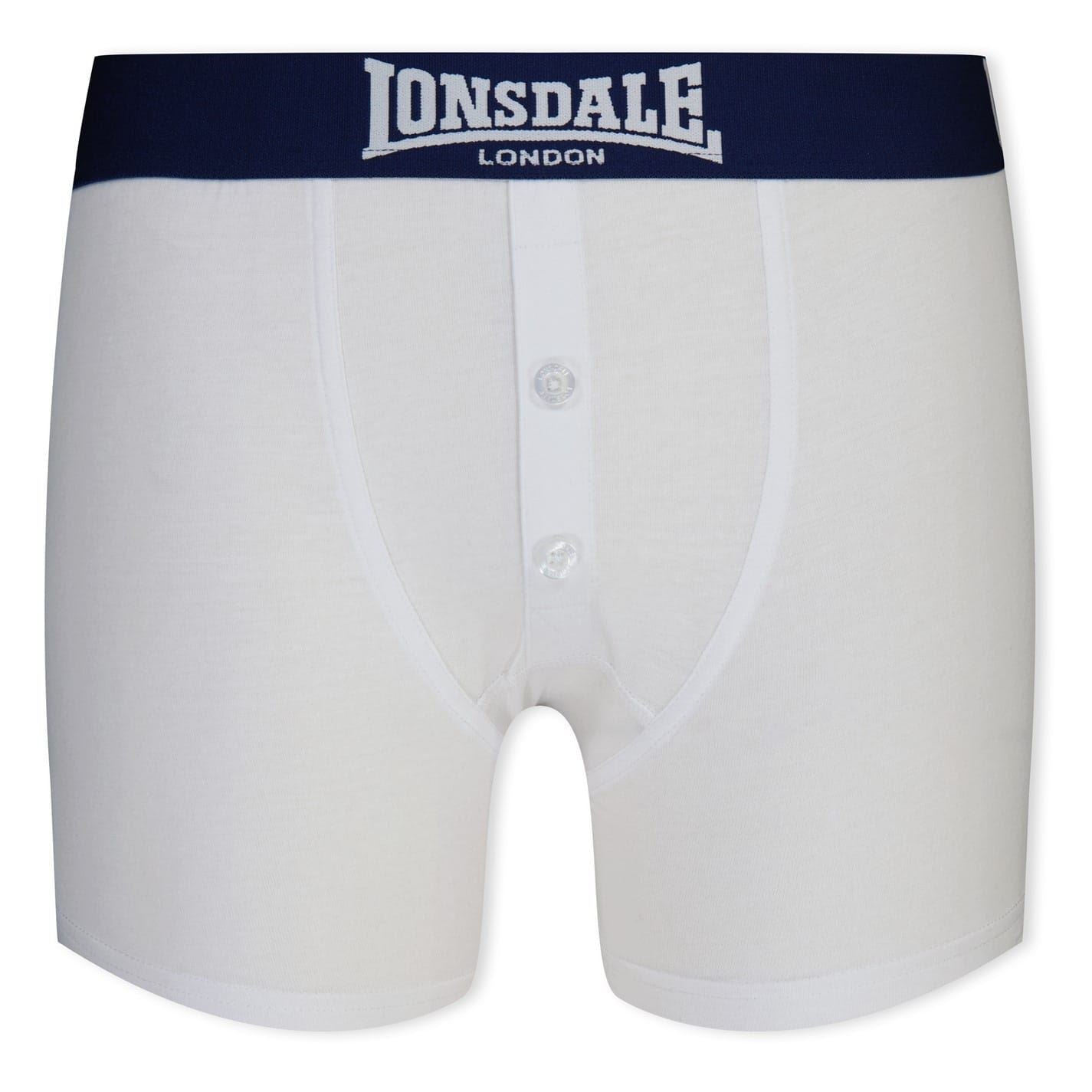 Lonsdale 2 Pack Boxers Junior