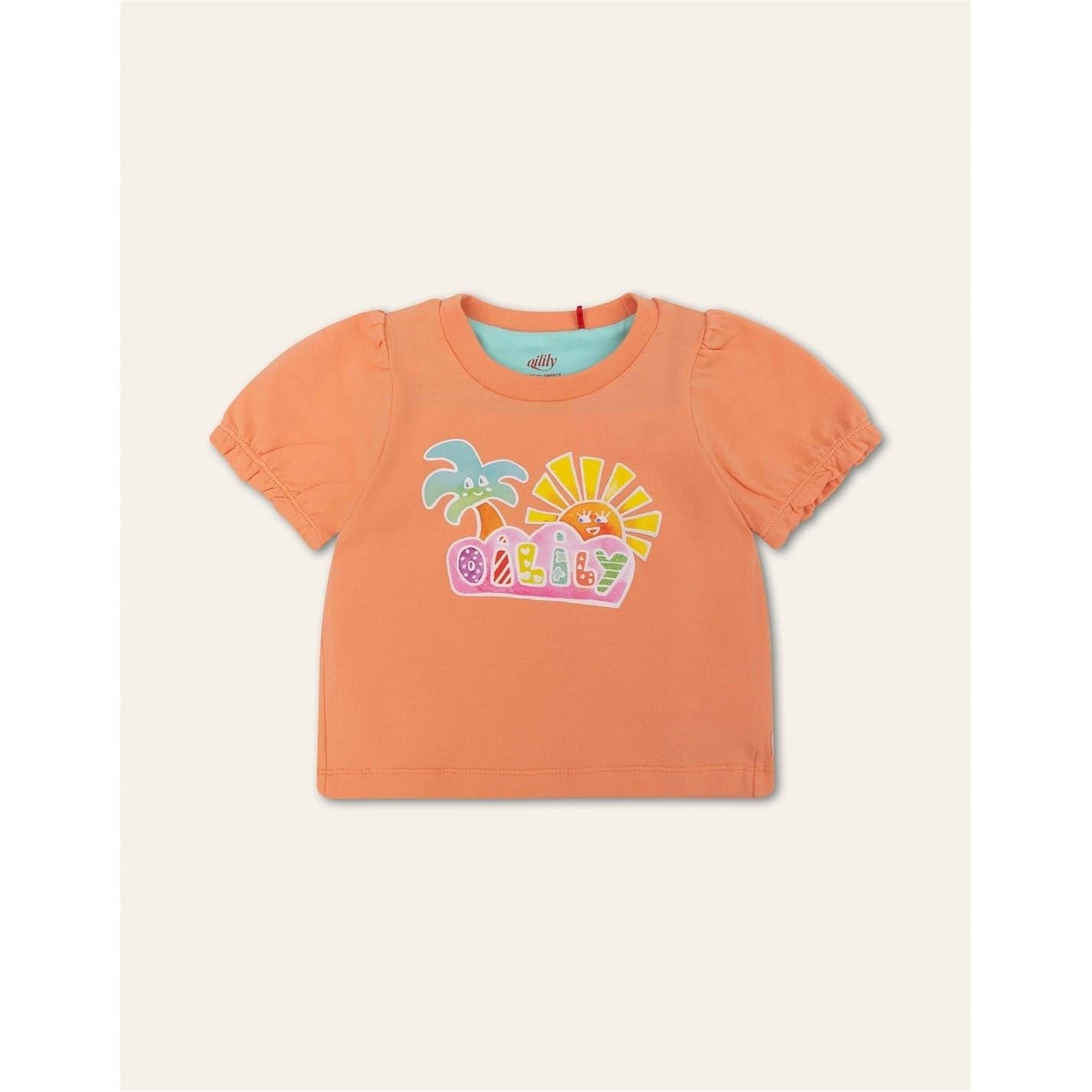 Oilily Regular Fit Gingham Crew Neck T-Shirt