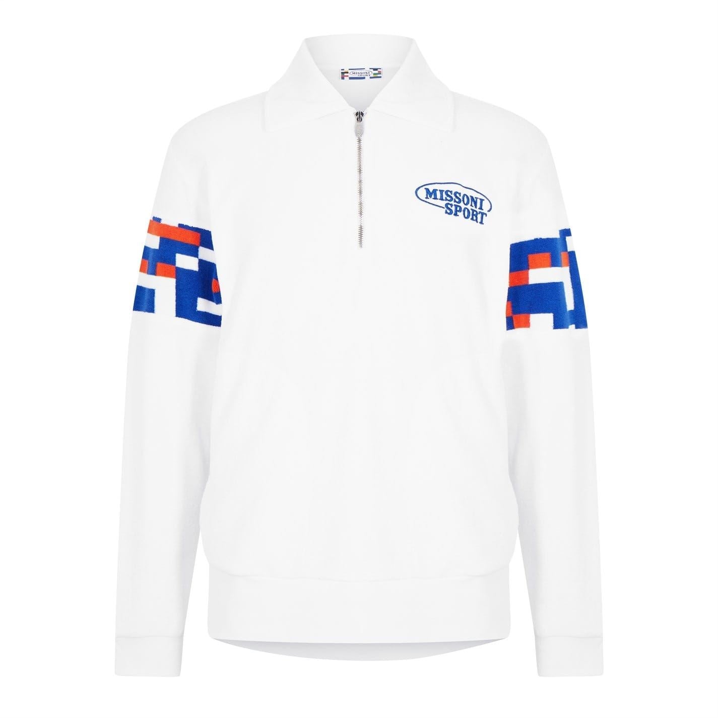 Missoni Zip Neck Regular Fit Sweatshirt