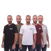 Jack and Jones Mens Speed 5 Pack T-Shirts
