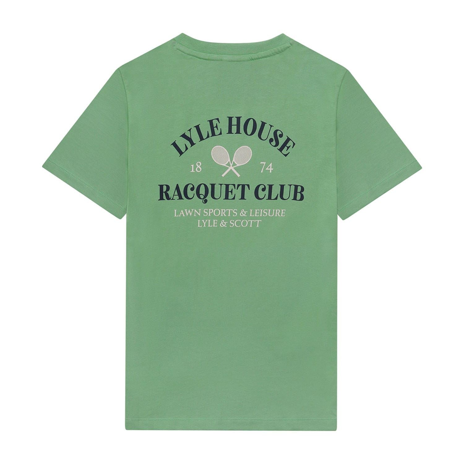Lyle And Scott Juniors Racquet Club Graphic T-shirt