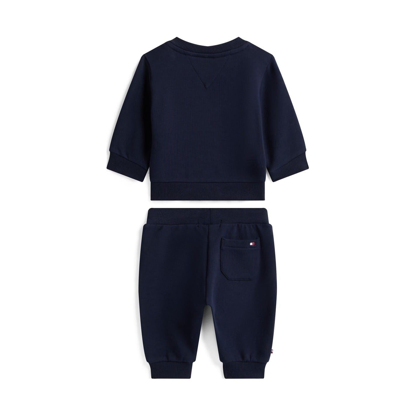 Tommy Hilfiger Graphic Crew Neck Long Sleeve Sweatshirt Jogger Set