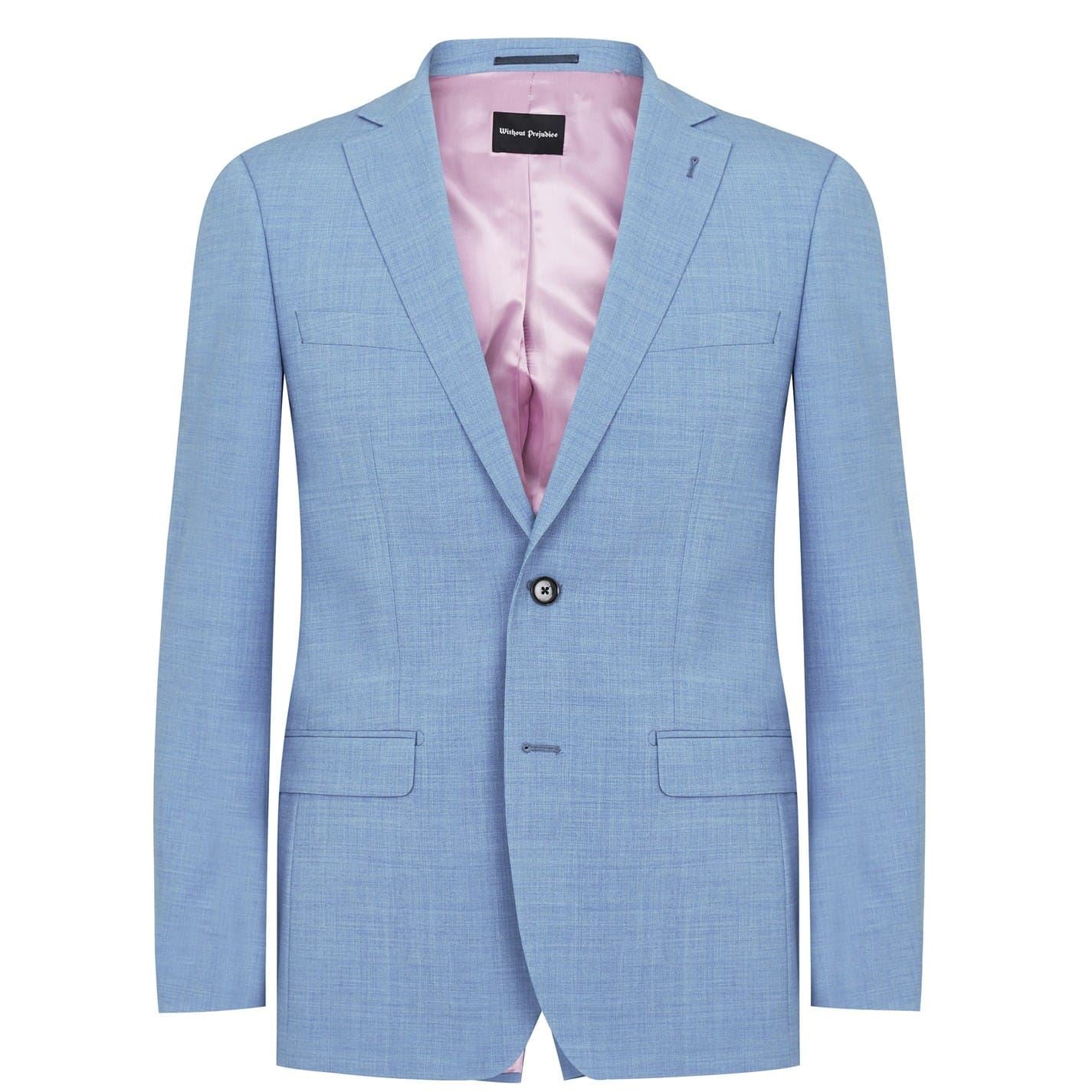 Without Prejudice Slim Fit Suit Jacket   Italian Fabric