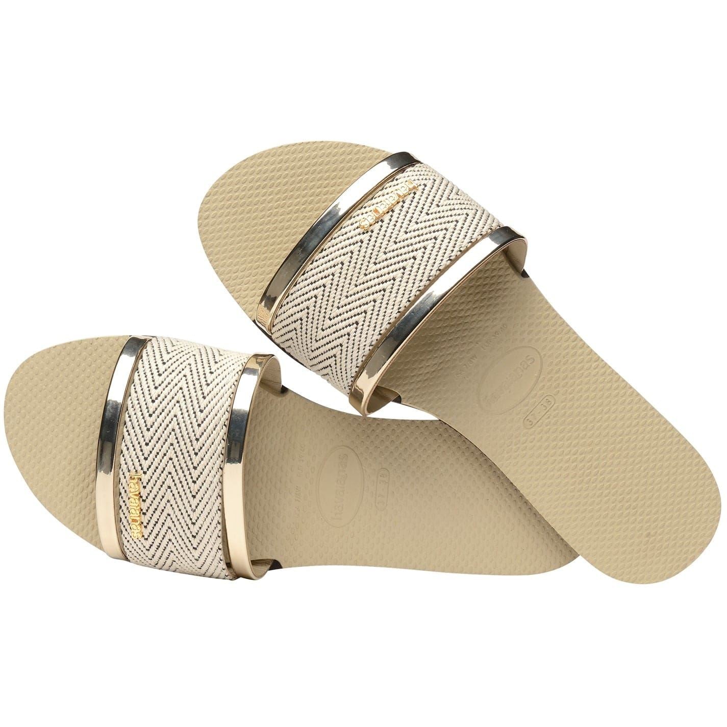 Havaianas Hav. You Trancoso Premium Black 33  Flip Flops Womens