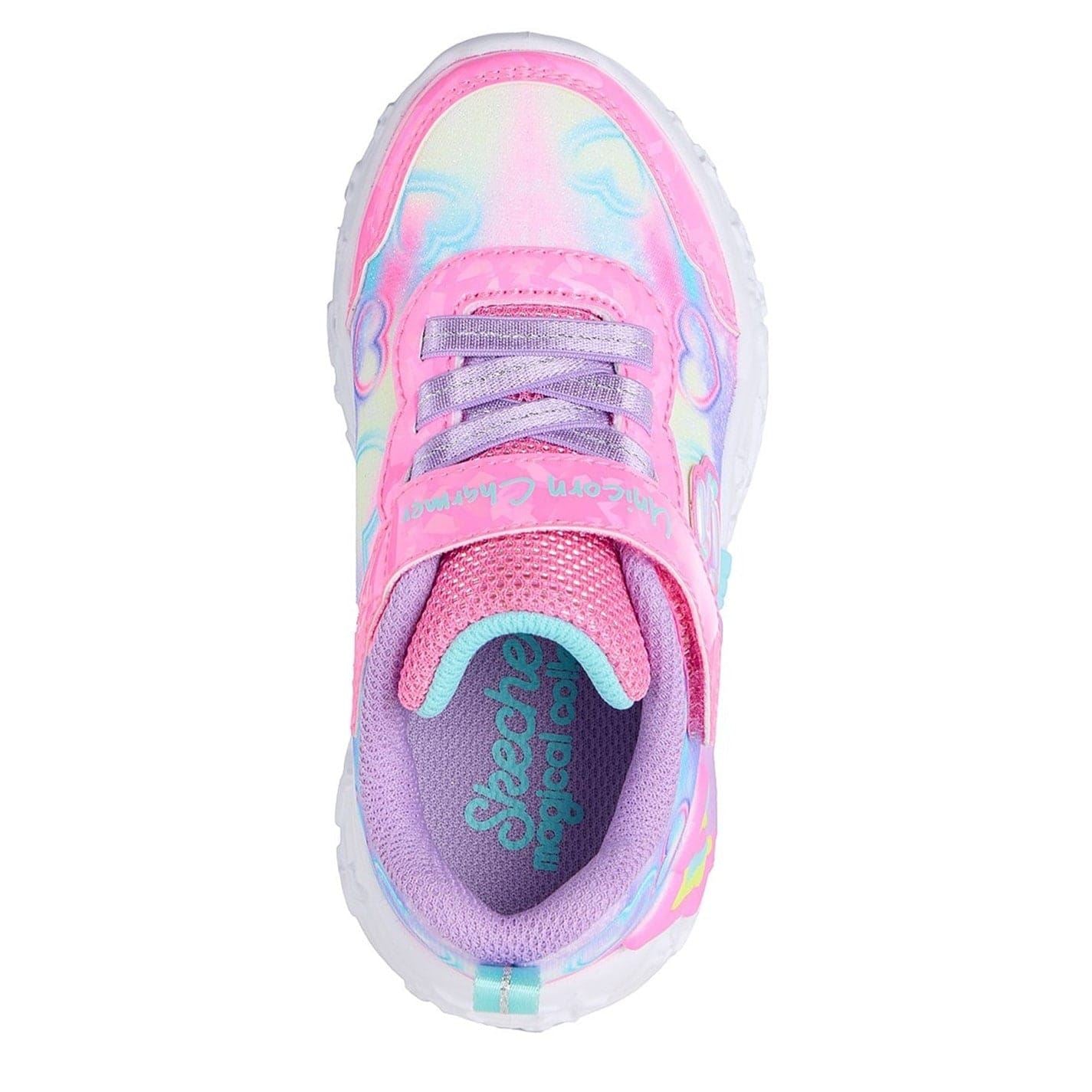 Skechers Unicorn Light Up Graphic Print Trainers