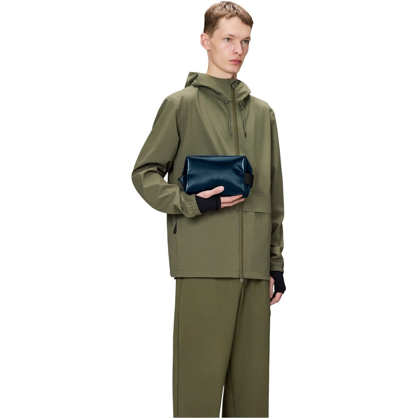 Rains Small Wash Bag with Logo