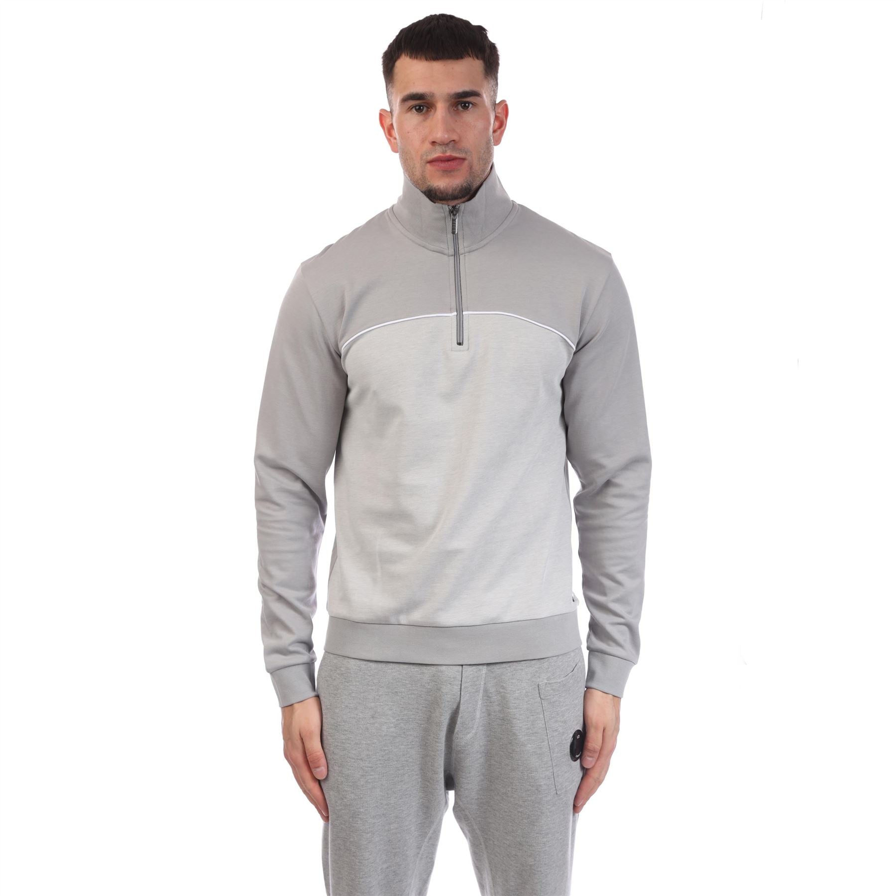 Boss Loungewear Quarter-Zip Sweatshirt