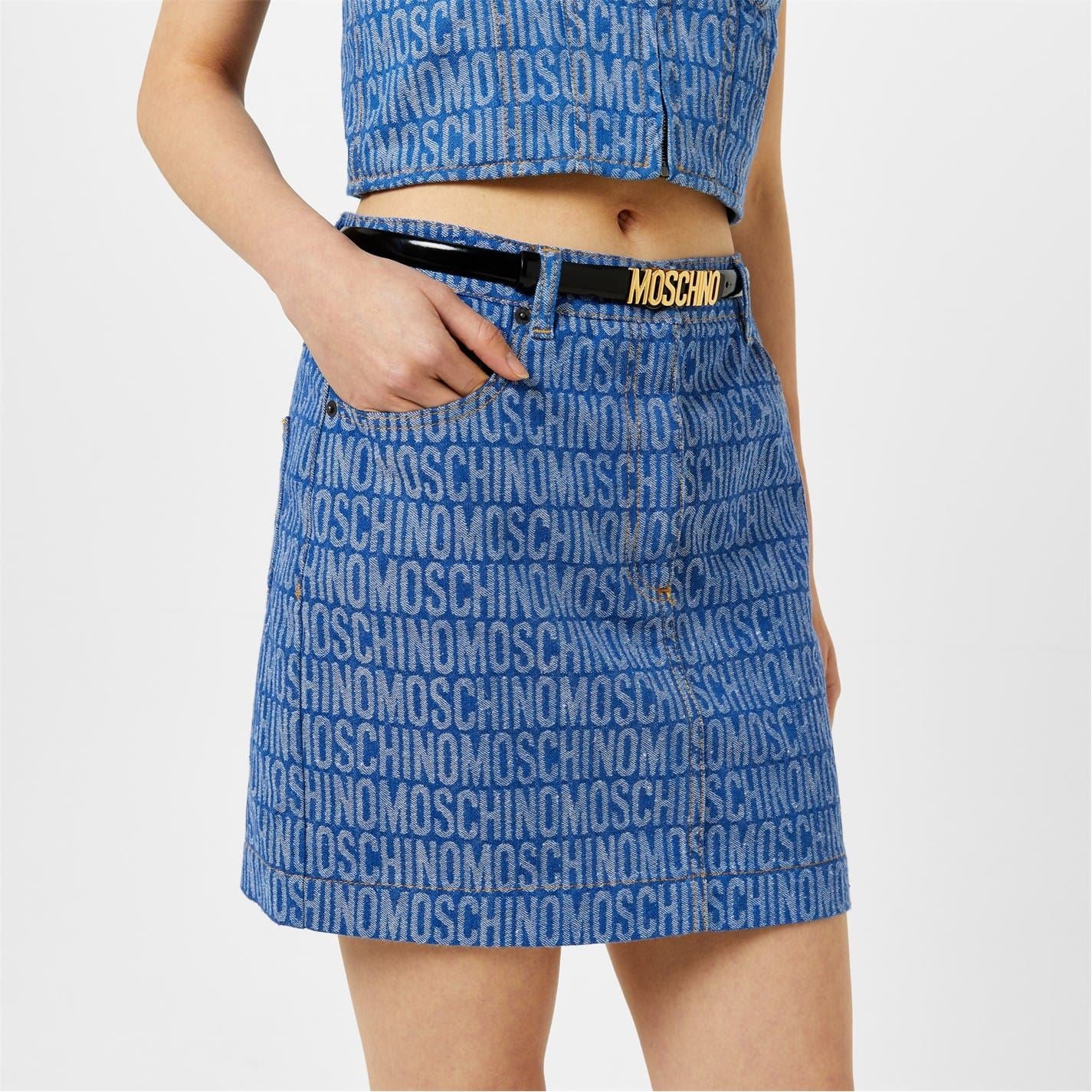 Moschino Small Logo Belt