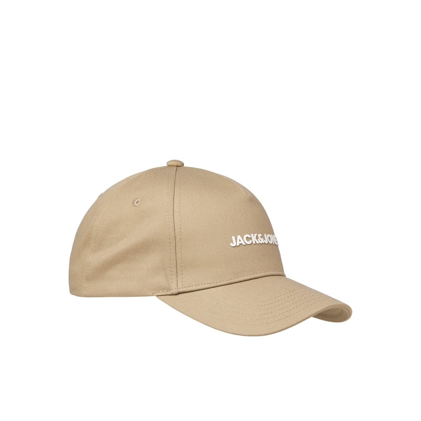Jack and Jones Solid Patterned Lettering Logo Dad Cap