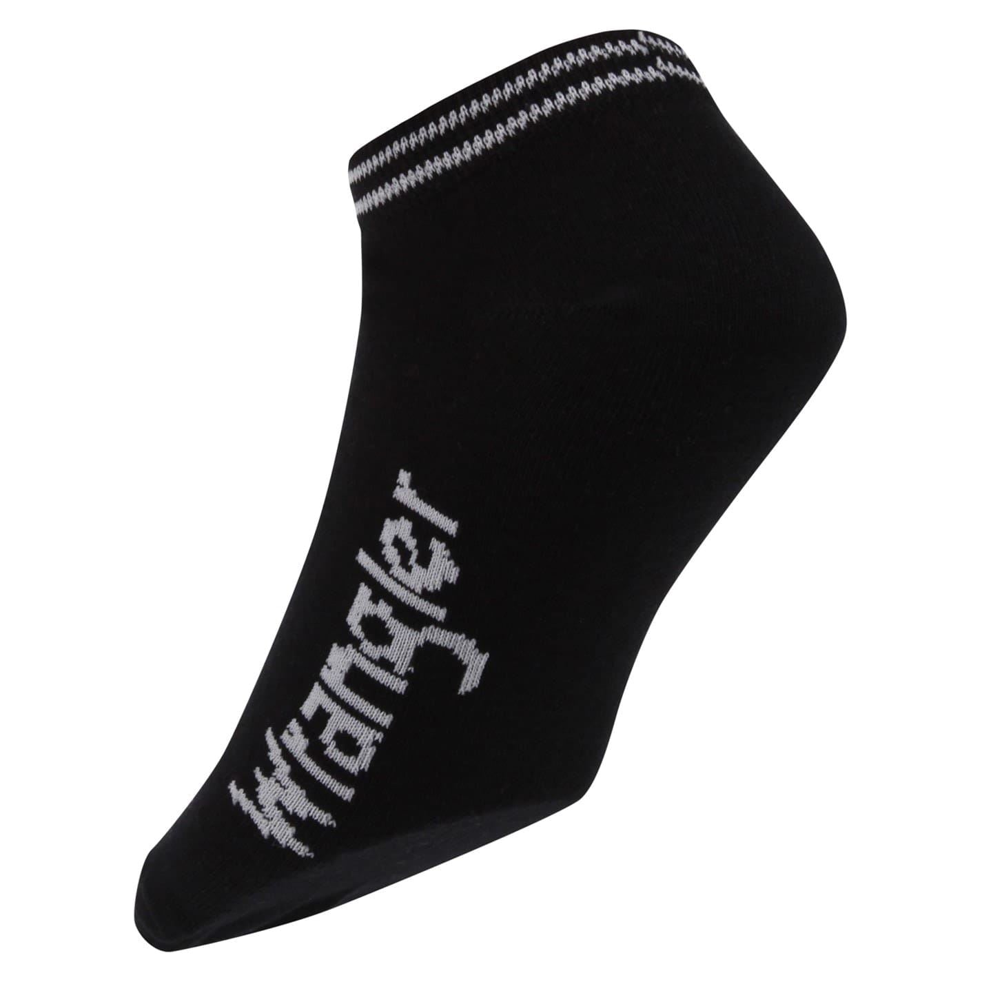 Wrangler 3 Pack Duffy Lettering Liner Socks