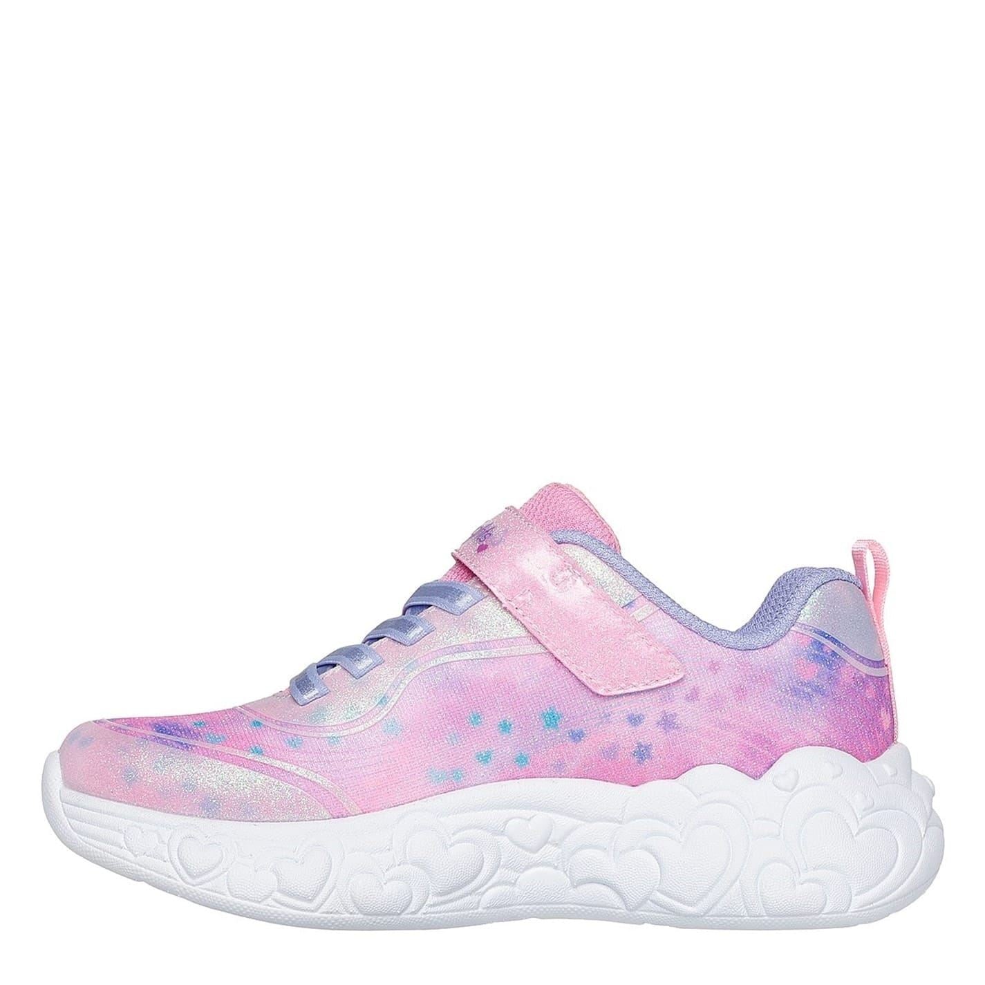Skechers Eternal Heart Light Up Lace-Up Trainers