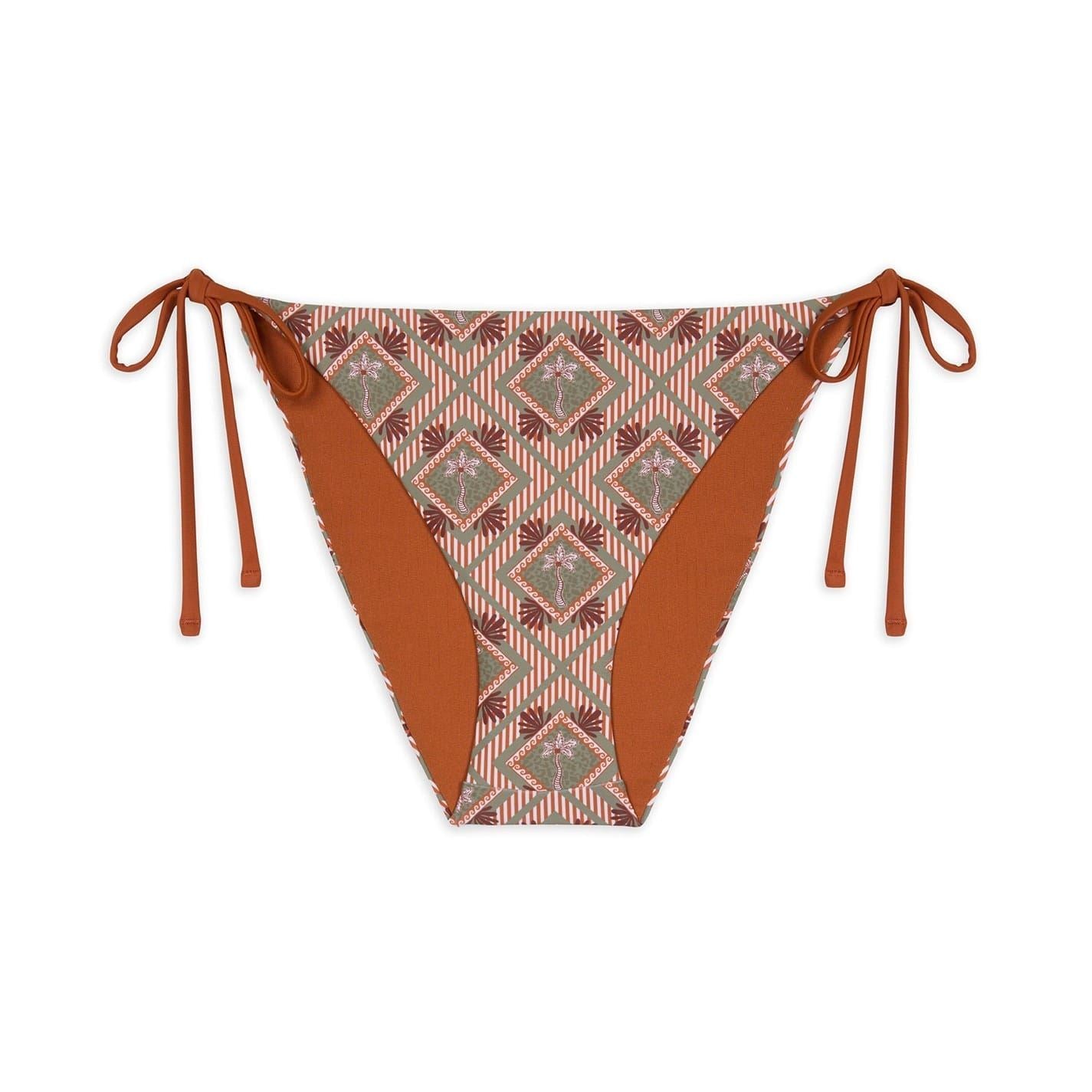 Chelsea Peers Geometric Patterned Tie Bikini Bottoms