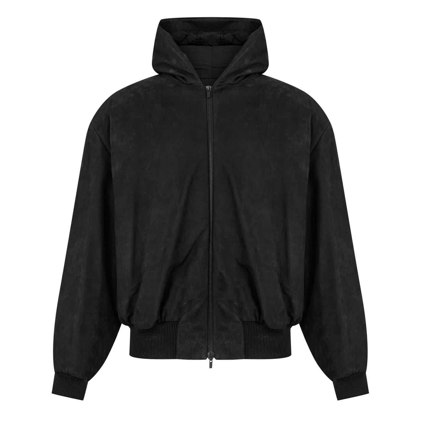 Fear Of God Leather Bomber Jacket