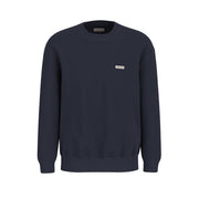 Guess Logo Print Crew Neck Long Sleeve Sweater