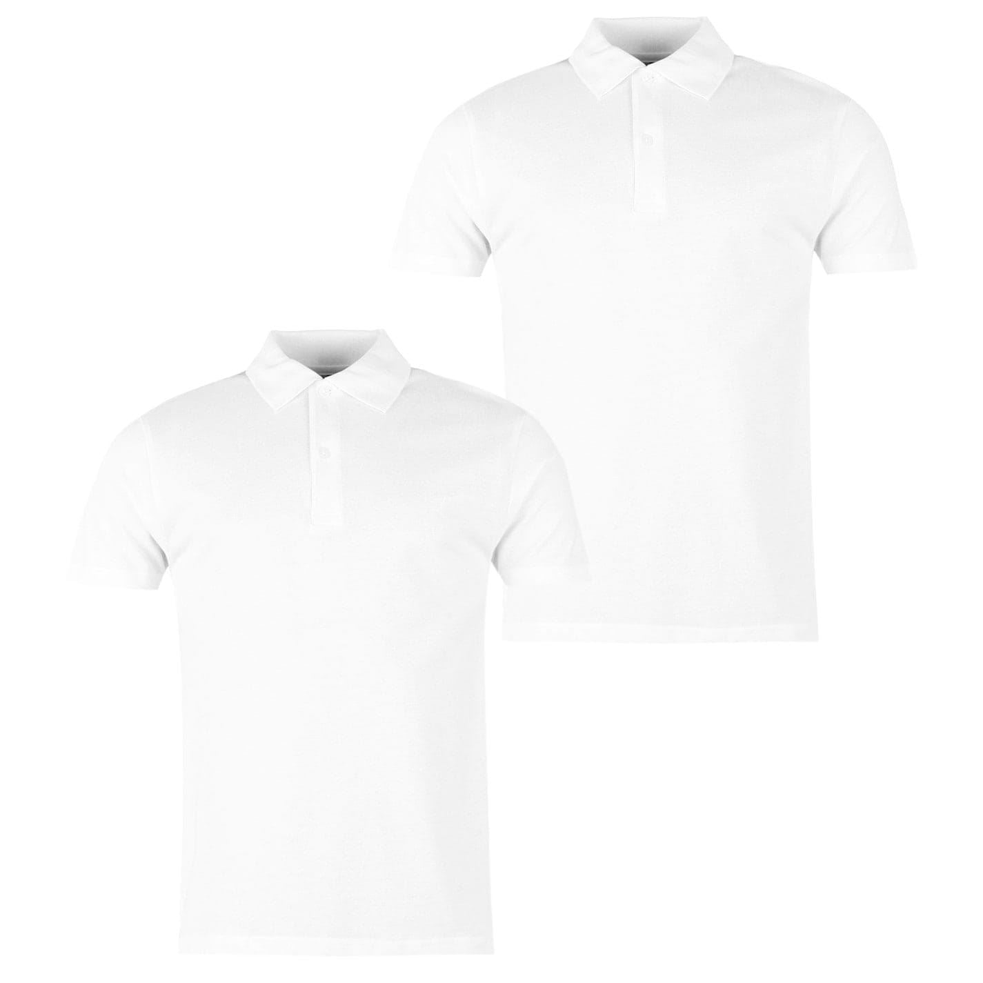 Donnay Mens Two Pack Polo Shirts