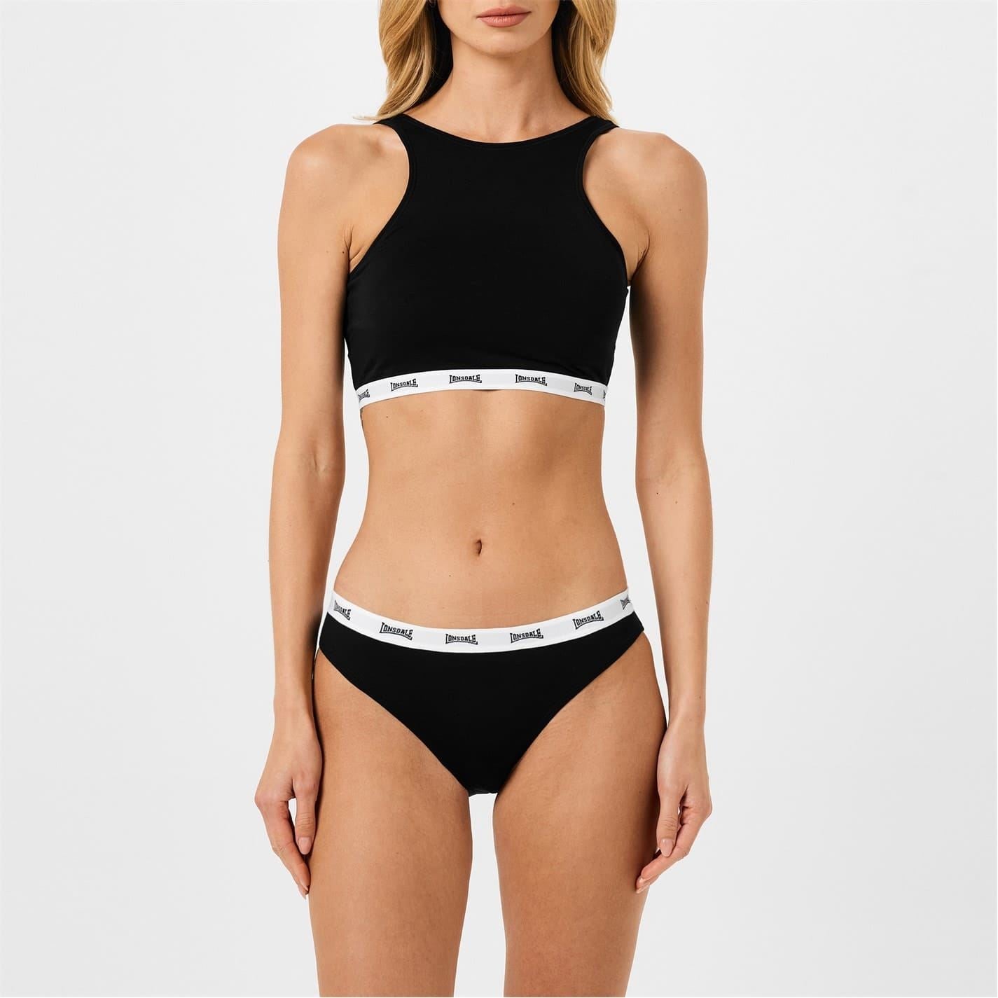 Lonsdale Crop Bra Ladies