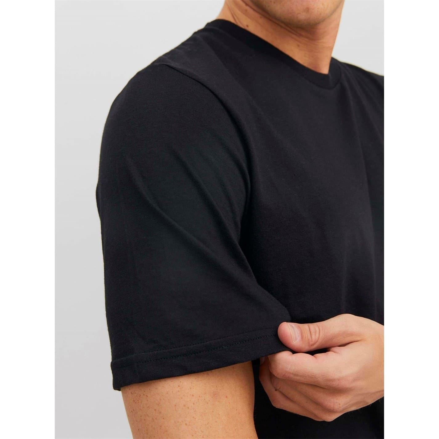 Jack and Jones 3 Pack Crew Neck Short Sleeve Jersey T-Shirt