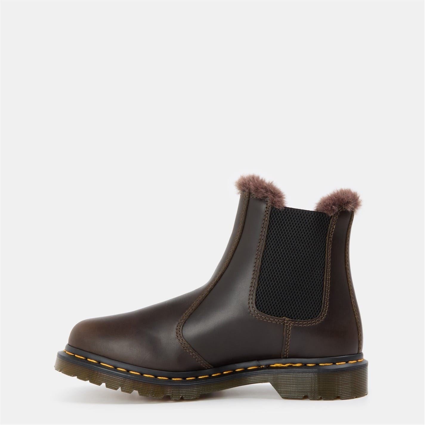 Dr Martens 2976 Leonore Fur Lined Chelsea Boot