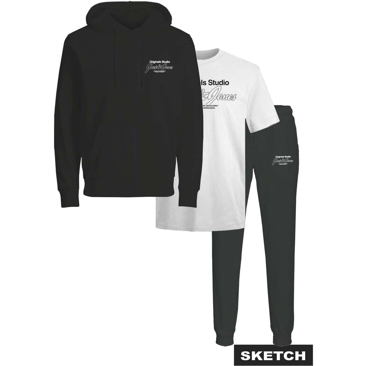 Jack and Jones Lacoste Lettering Hoodie Jogger Coord Set