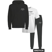 Jack and Jones Lacoste Lettering Hoodie Jogger Coord Set