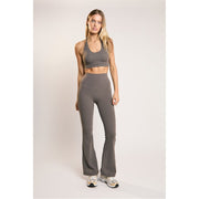 Agon Khaki Flare Leggings