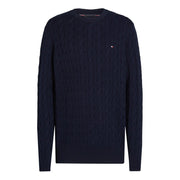 Tommy Hilfiger Cotton Cable Crew Neck