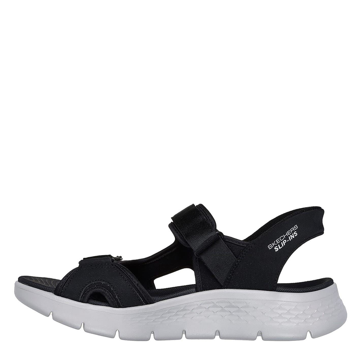 Skechers Slip Ins Open Toe Quarter Strap Slide Sandals