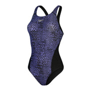 Speedo Allover Digital Snake Patterned Swimsuit