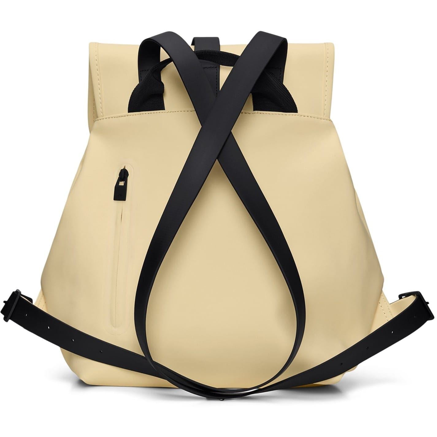 Rains Solid Flap Rucksack with Logo