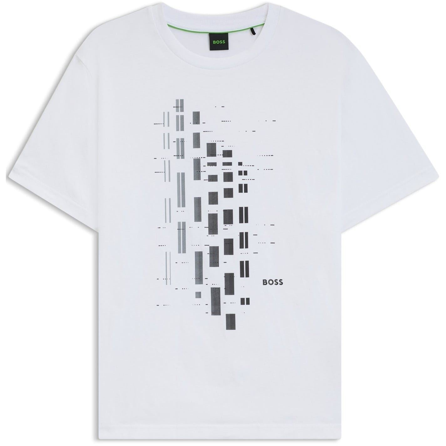 Boss Hbg Grx Degradé Geometric Print T-Shirt