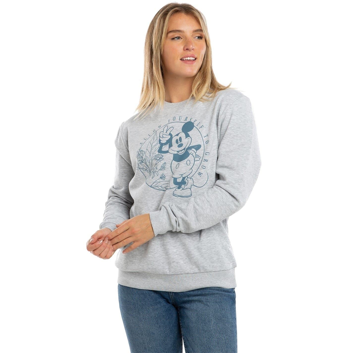 Disney Mickey Mouse Graphic Crew Neck Sweater