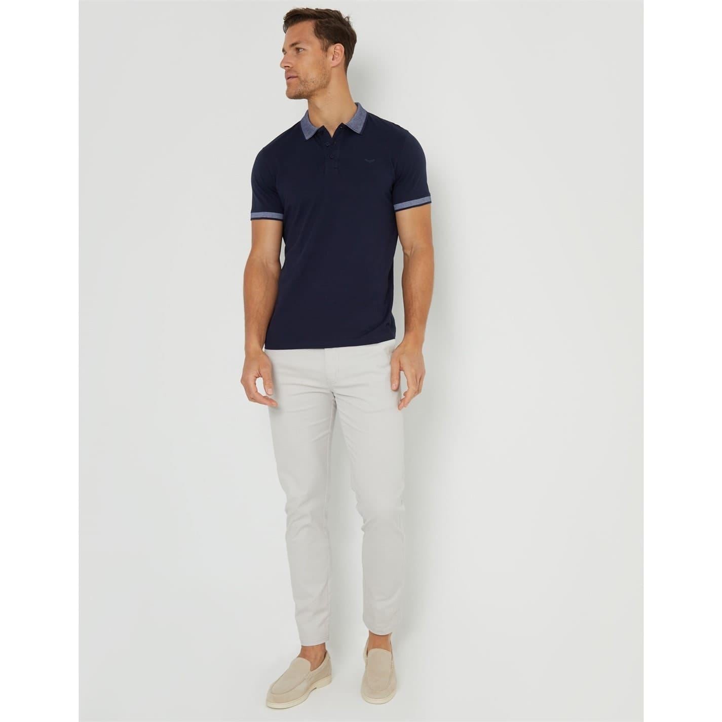 Threadbare Shandy Nocturnal Polo Shirt