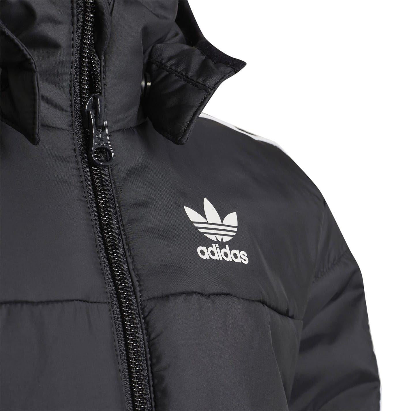 adidas Originals Puffer Jacket with Ribbed Cuff
