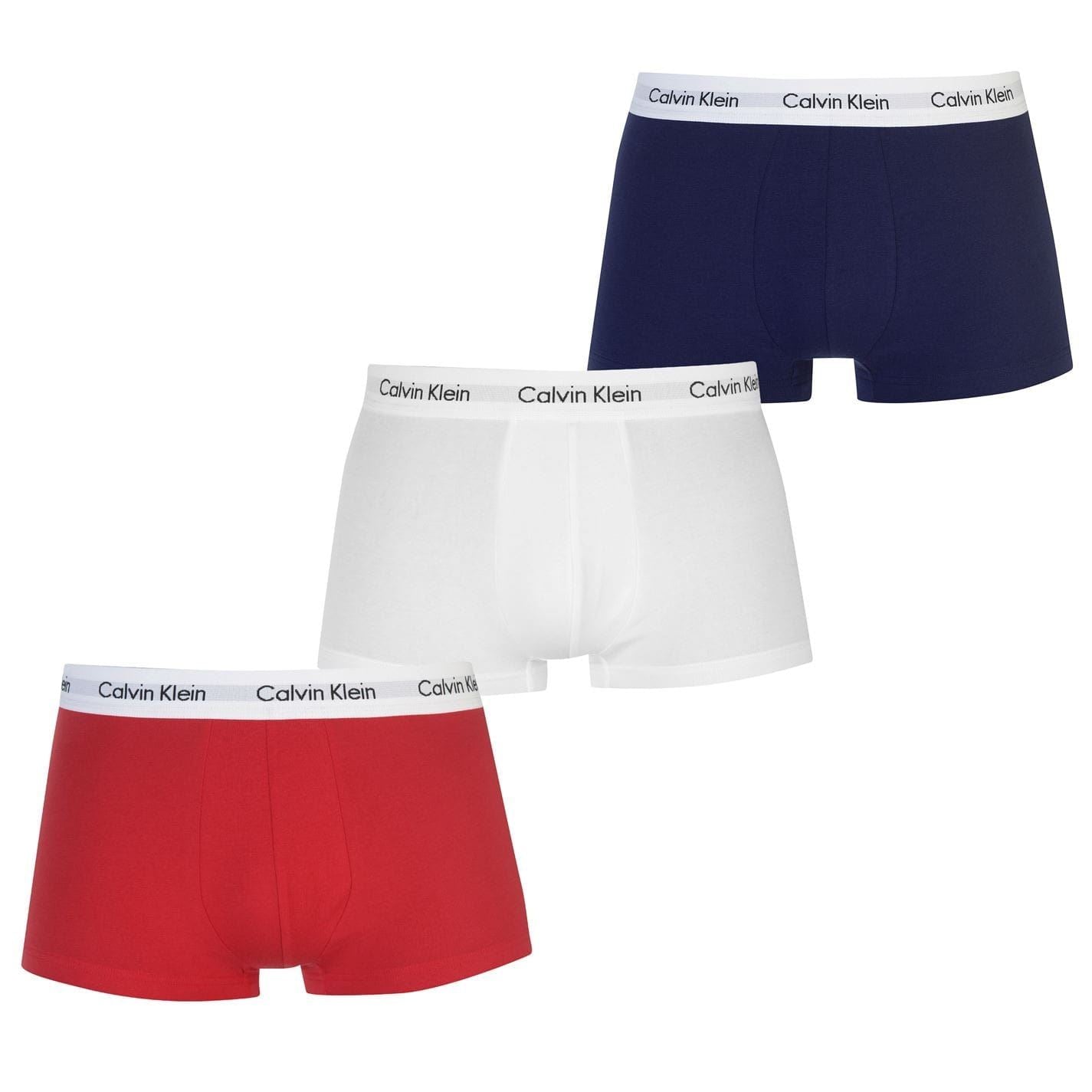 Calvin Klein Mens 3 Pack Boxer Shorts