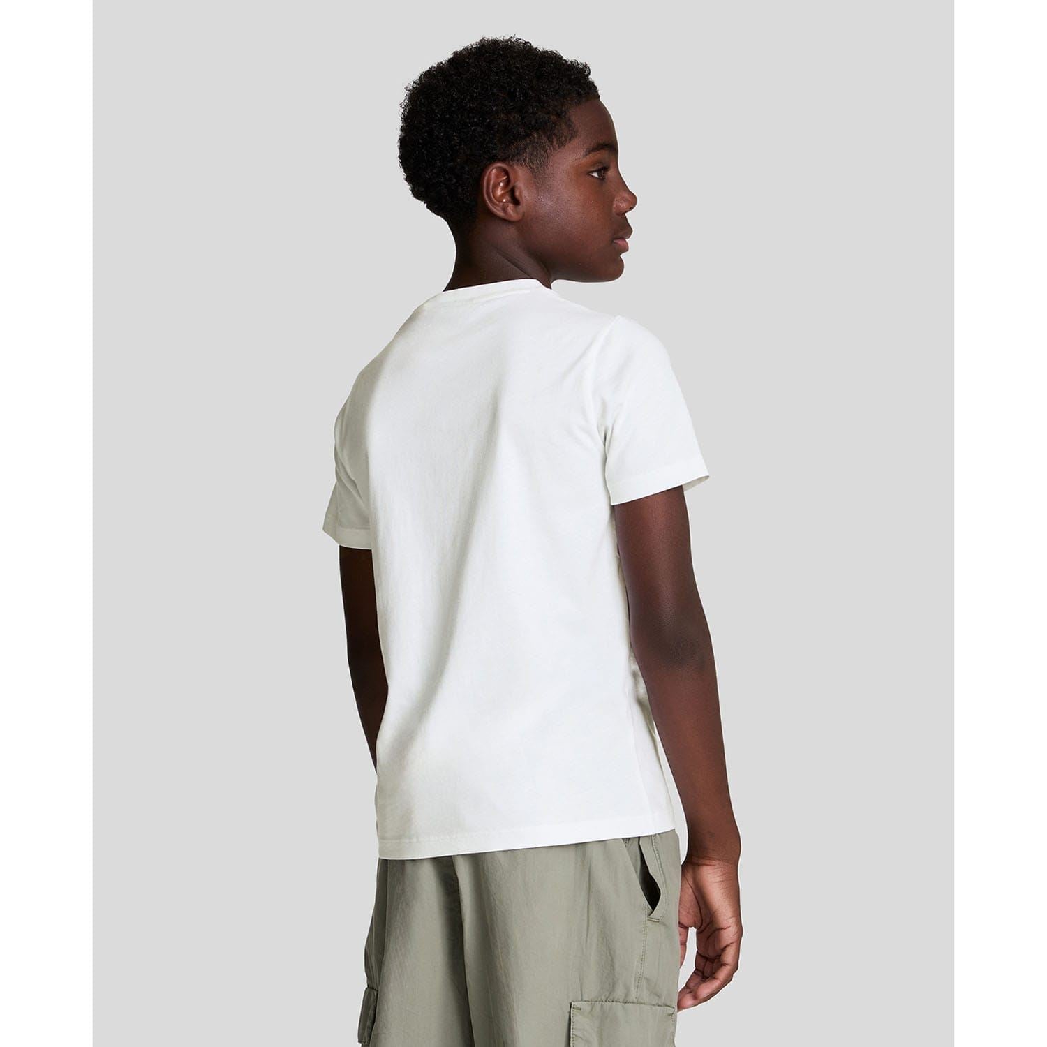 Lyle And Scott Juniors Graphic Eagle T-Shirt