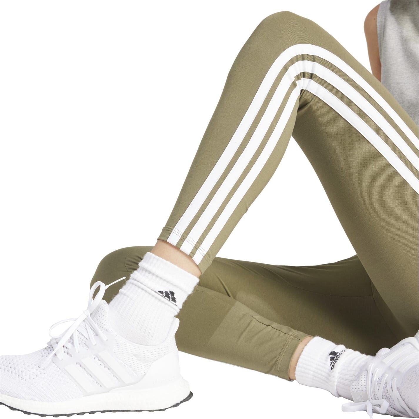 adidas Womens Essentials 3 Stripe Leggings