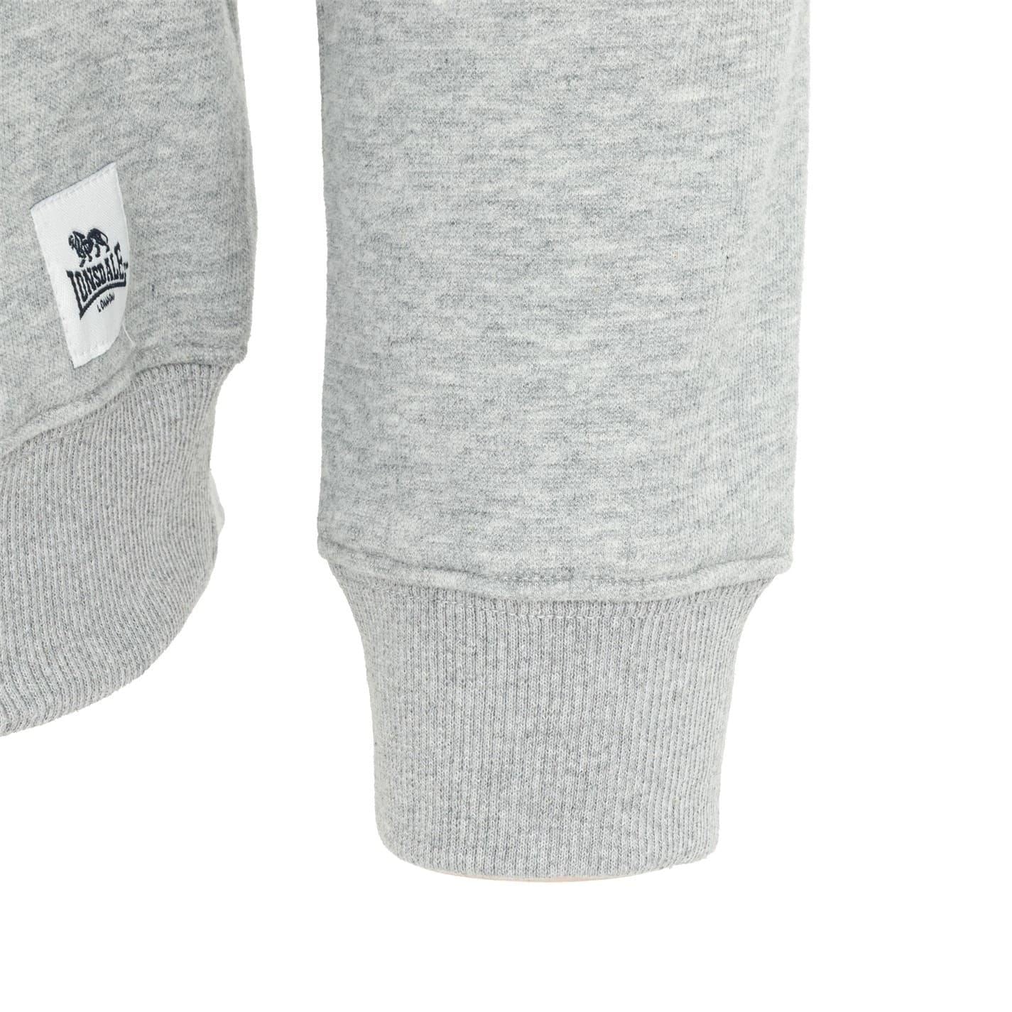 Lonsdale Regular Fit Long Sleeve Crew Neck Sweatshirt