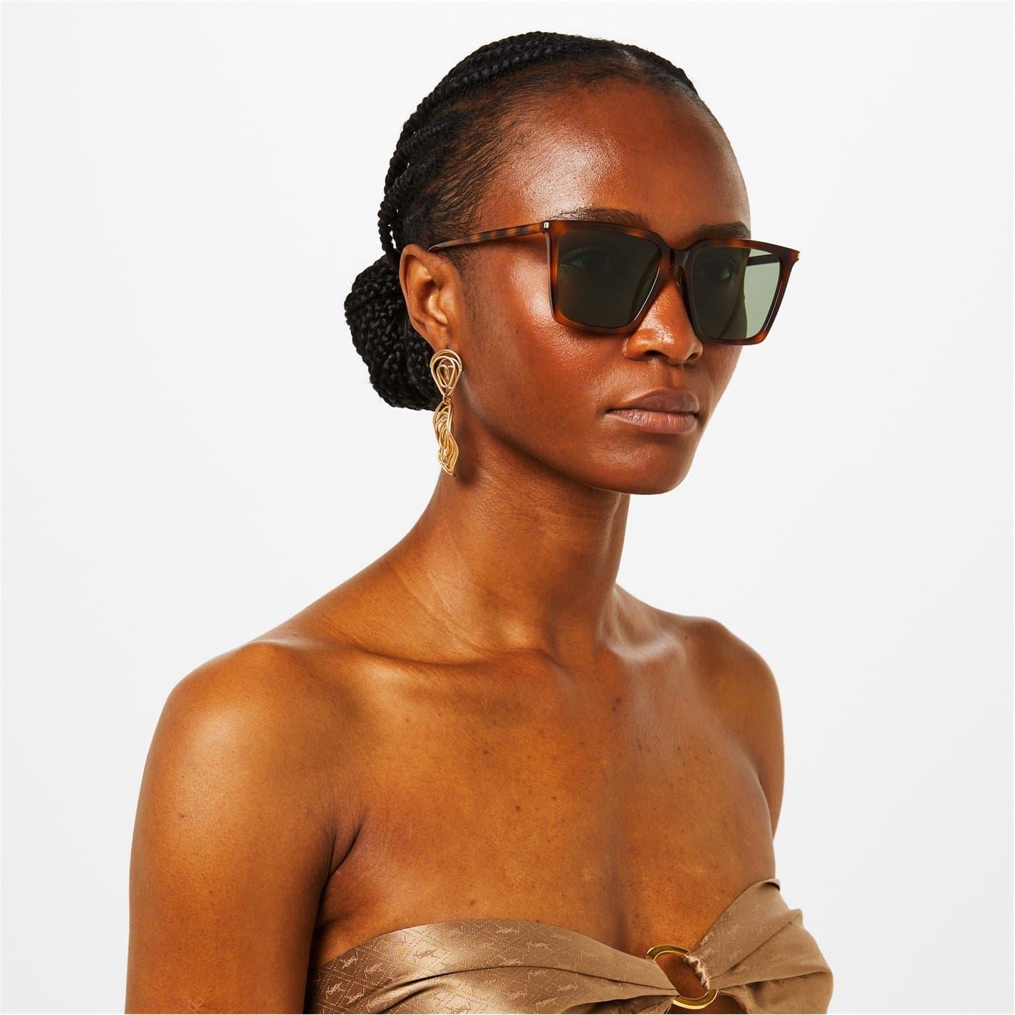 Saint Laurent SL 474 Rectangle Full Rim Sunglasses