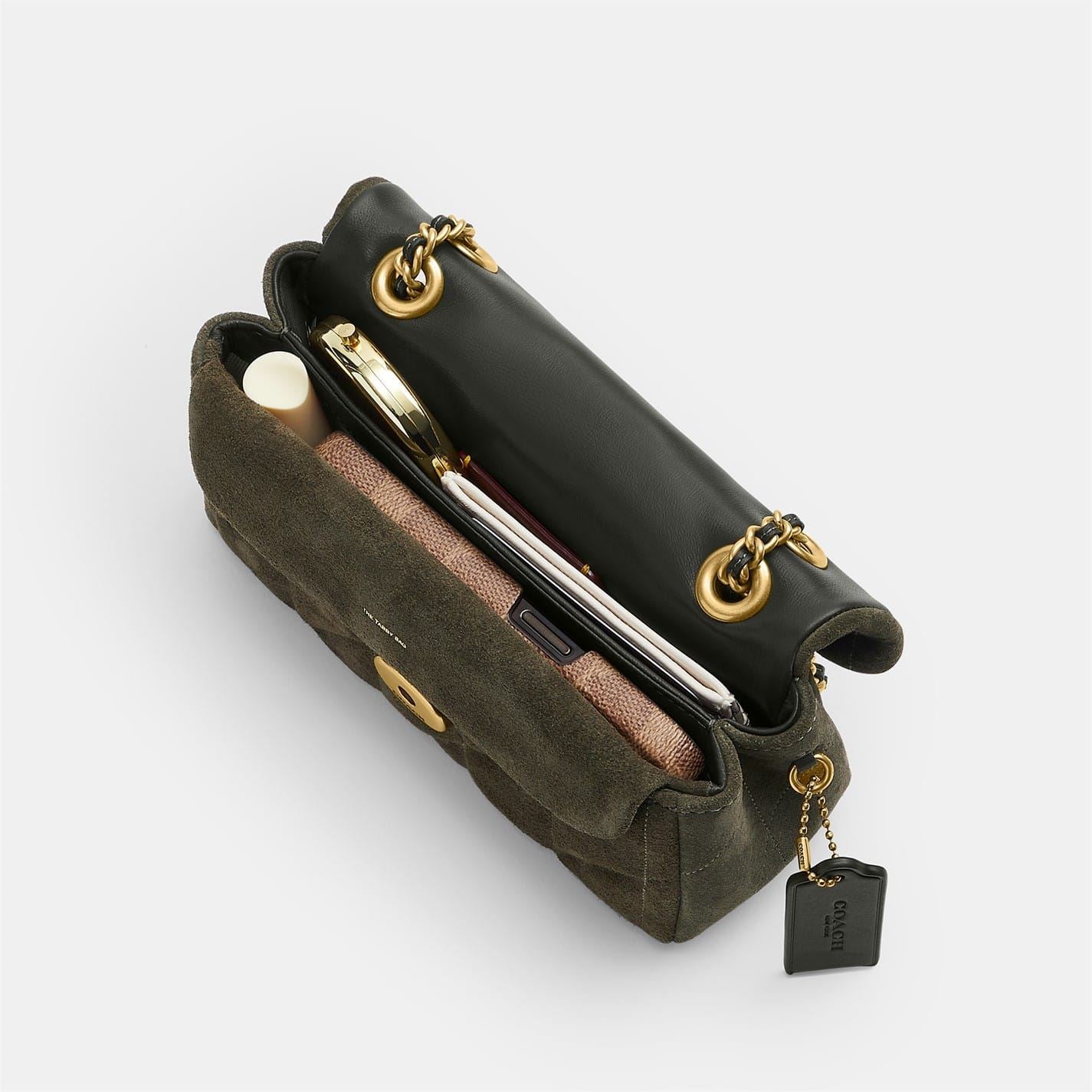 Coach Tabby 20 Geometric Patterned Chain Shoulder Bag