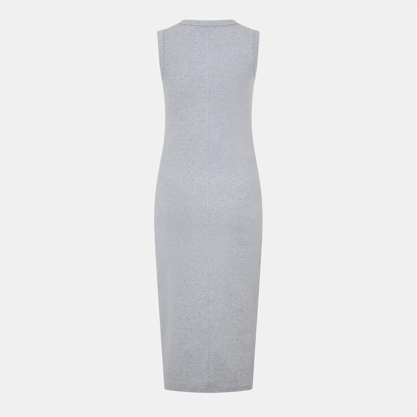 Calvin Klein Jeans Midi Crew Neck Bodycon Dress