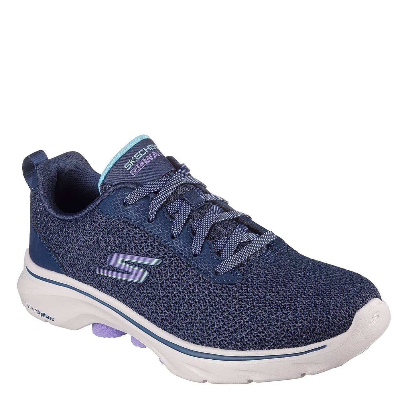 Skechers Athletic Mesh Lace Up Low Top Sneakers