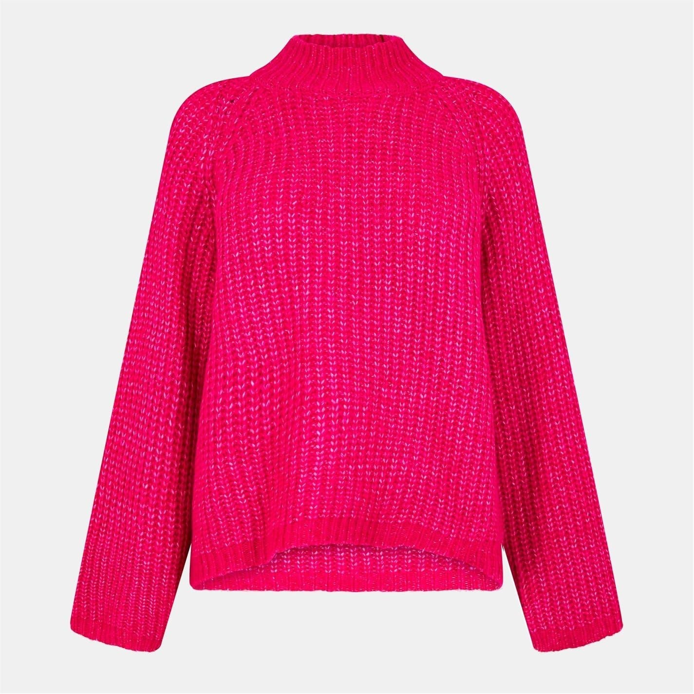 Pieces Relaxed Fit Hooded Long Sleeve Sweatshirt