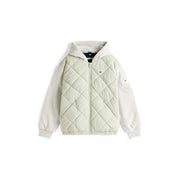 Tommy Hilfiger Hooded Neck Quilted Puffer Jacket with Ribbed Cuff