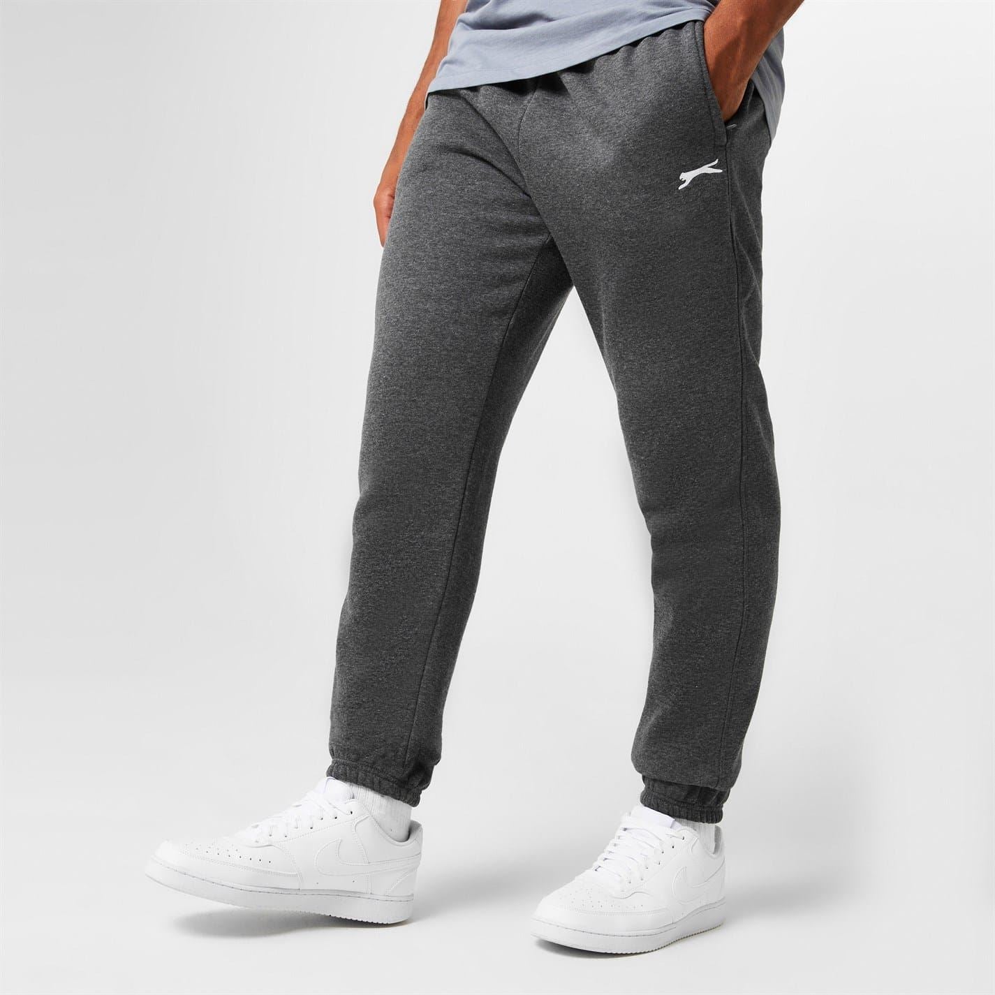 Slazenger Mens Cuffed Fleece Jogging Pants