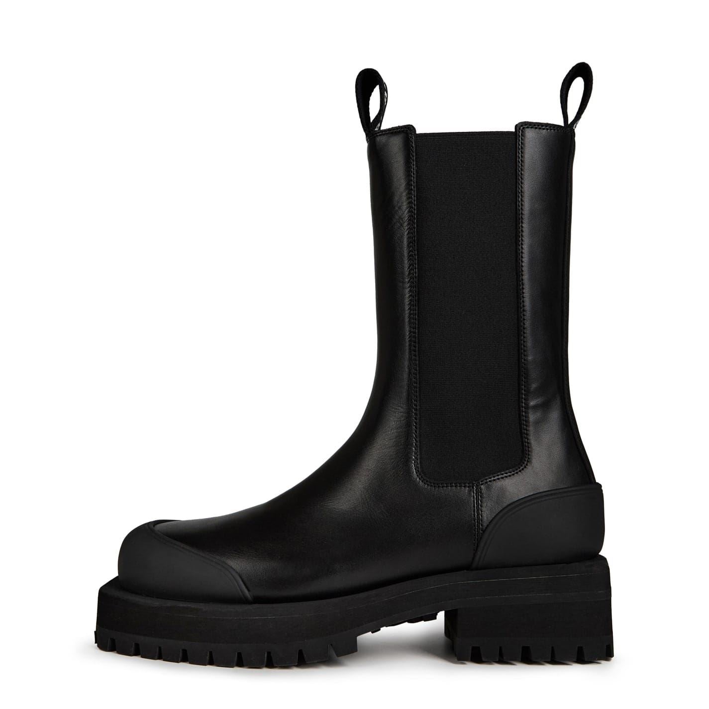 Palm Angels Palm Chelsea Combat Block Heel Boots