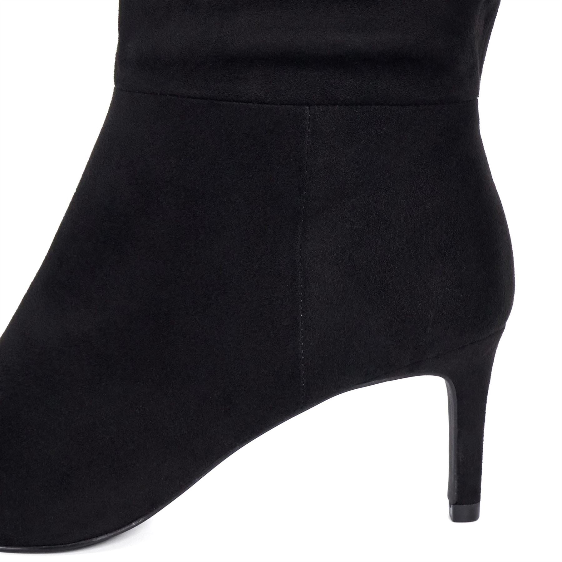 Dune London Sliced Slouchy Mid Heel Boots