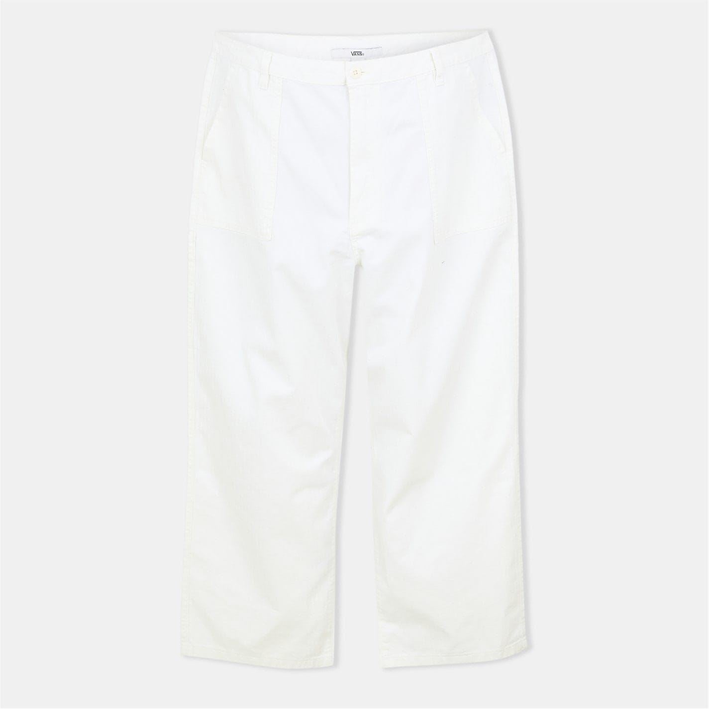 Vans Union Relaxed Solid Patterned Wide Leg Cargo Pants