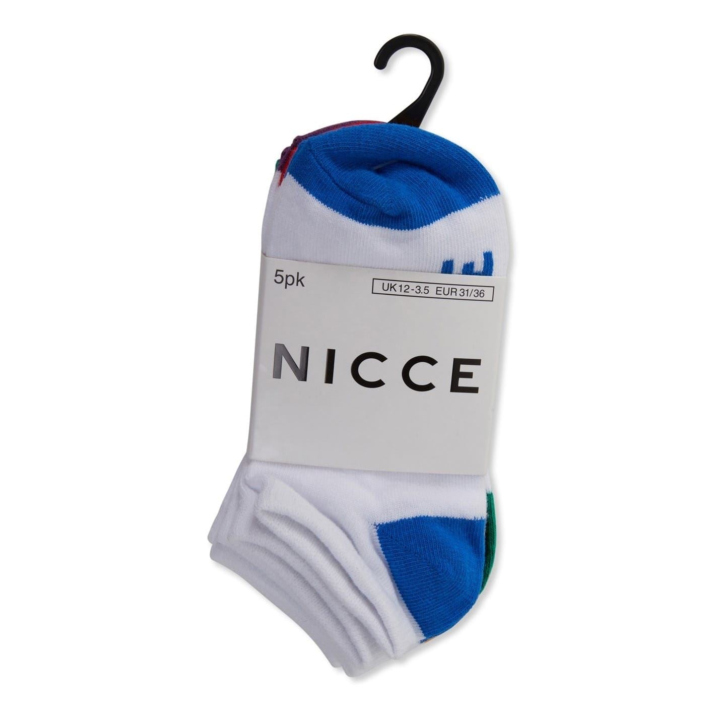 Nicce 5 Pack No Show Junior Socks