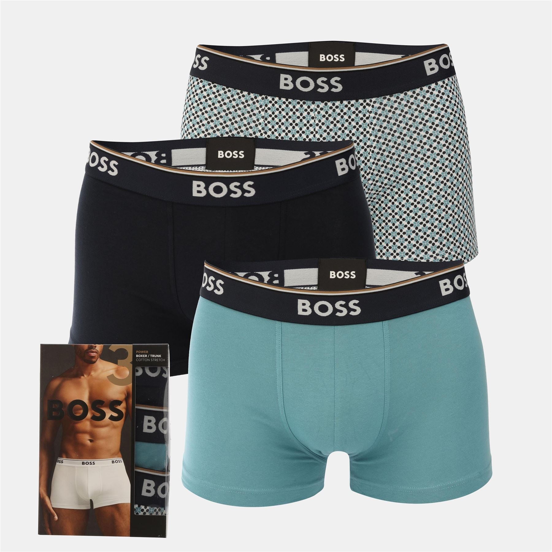 Boss 3 Pack of Power Design Trunks